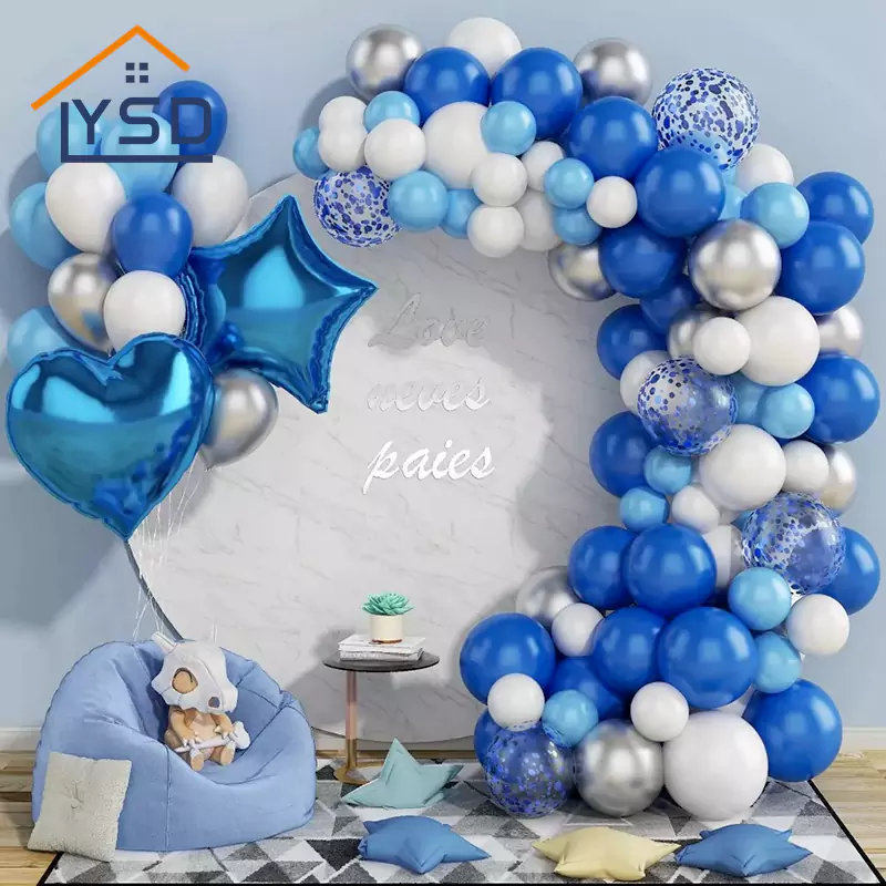 مجموعة قوس البالون الأزرق