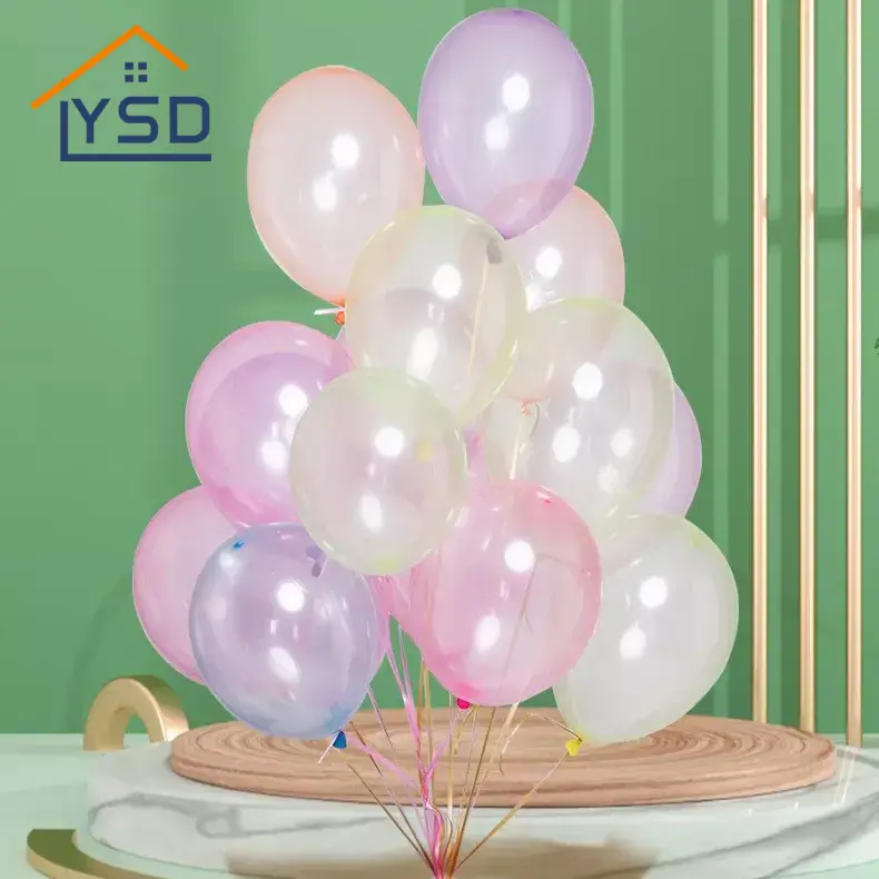 بالون ملون بلوري اللاتكس