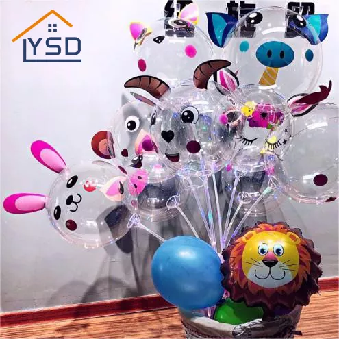 Bobo Balloon With Cartoon Sticker