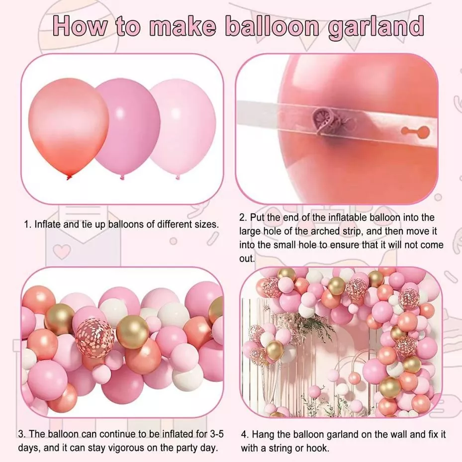 Pink Balloon Set